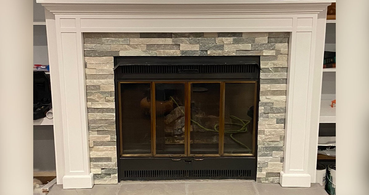 Fireplace Transformation Project by Aaron at Menards®