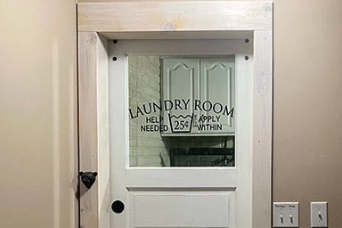 Butcher Block Laundry Room - Project by Brad at Menards®