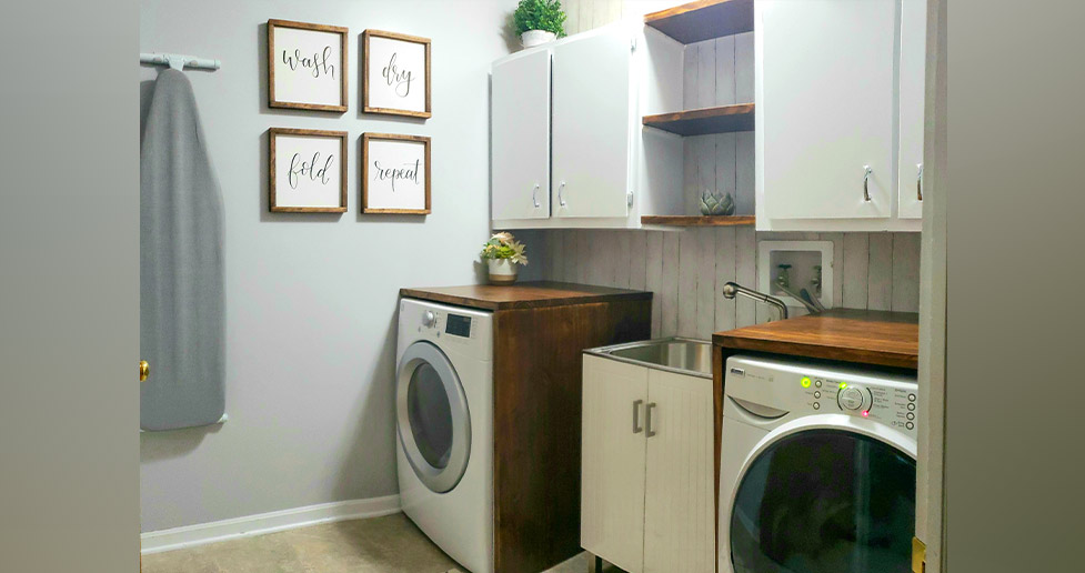 Second Floor Laundry Room - Project by Zack at Menards®