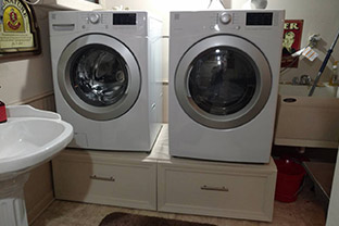 Butcher Block Laundry Room - Project by Brad at Menards®