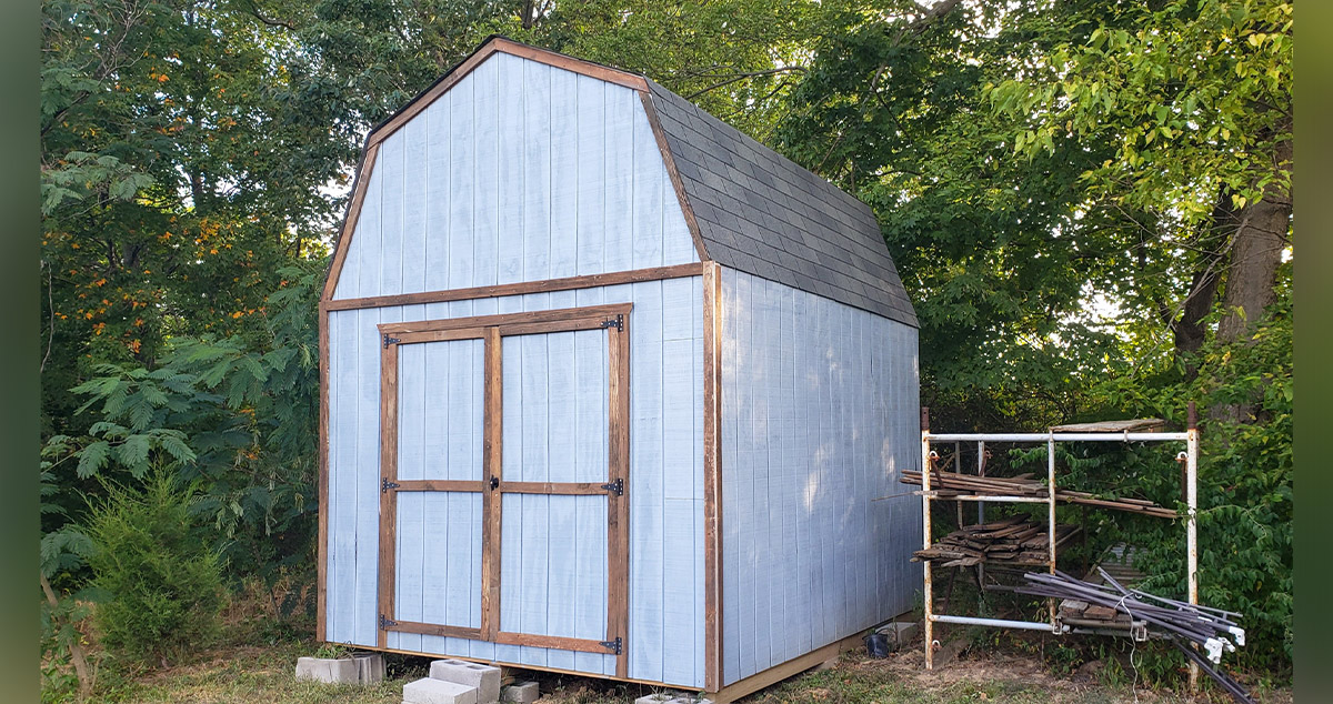 10 x 12' Shed with Loft Project by Robert at Menards®