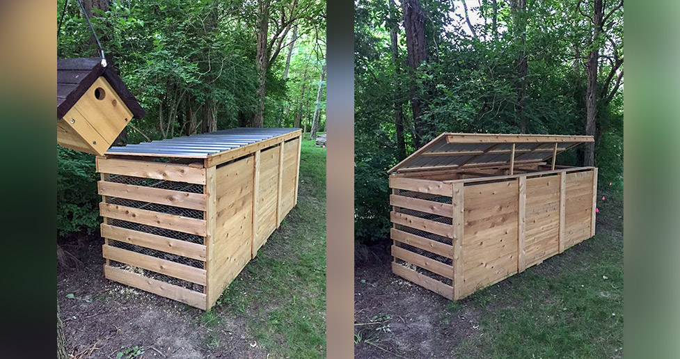 Cedar Compost Bin