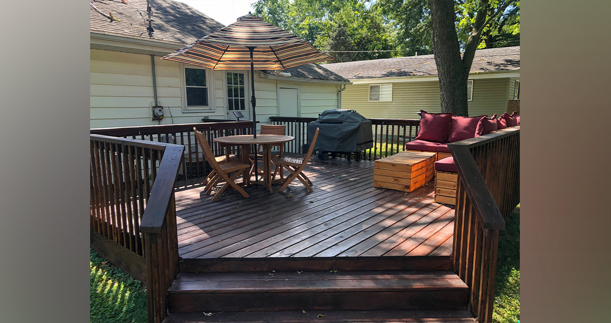 A New Deck Project by Elizabeth at Menards®