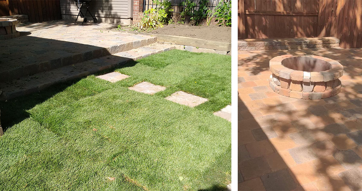 Attractive Fire Pit & Patio Project by Patricia at Menards®