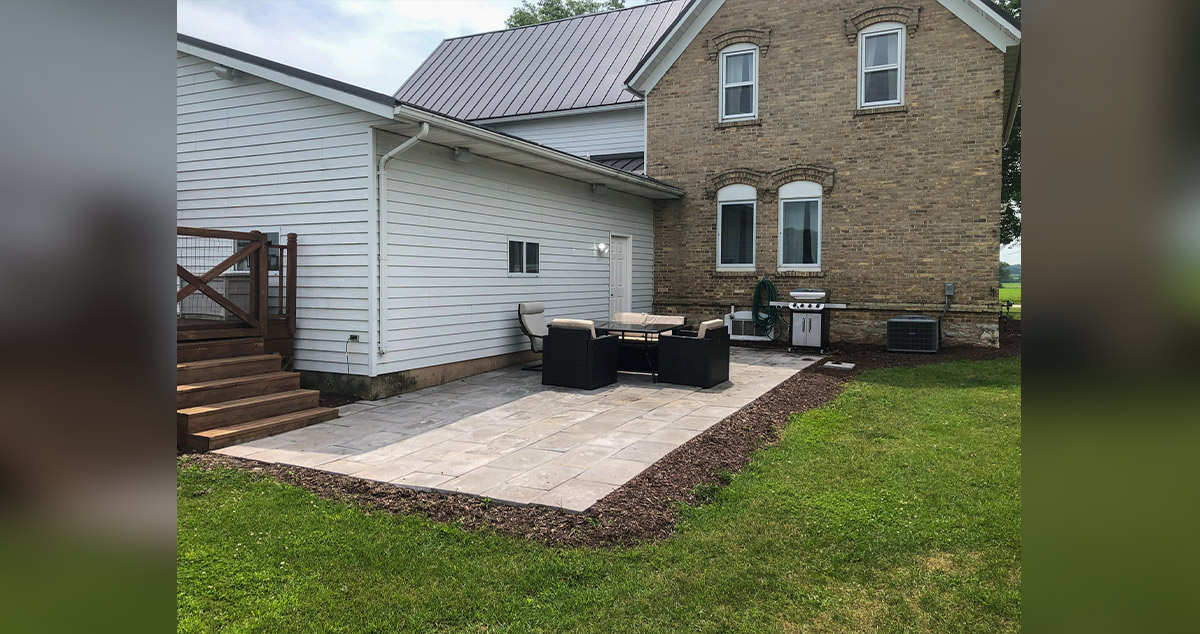 Backyard Block Patio Project by Shaun at Menards®