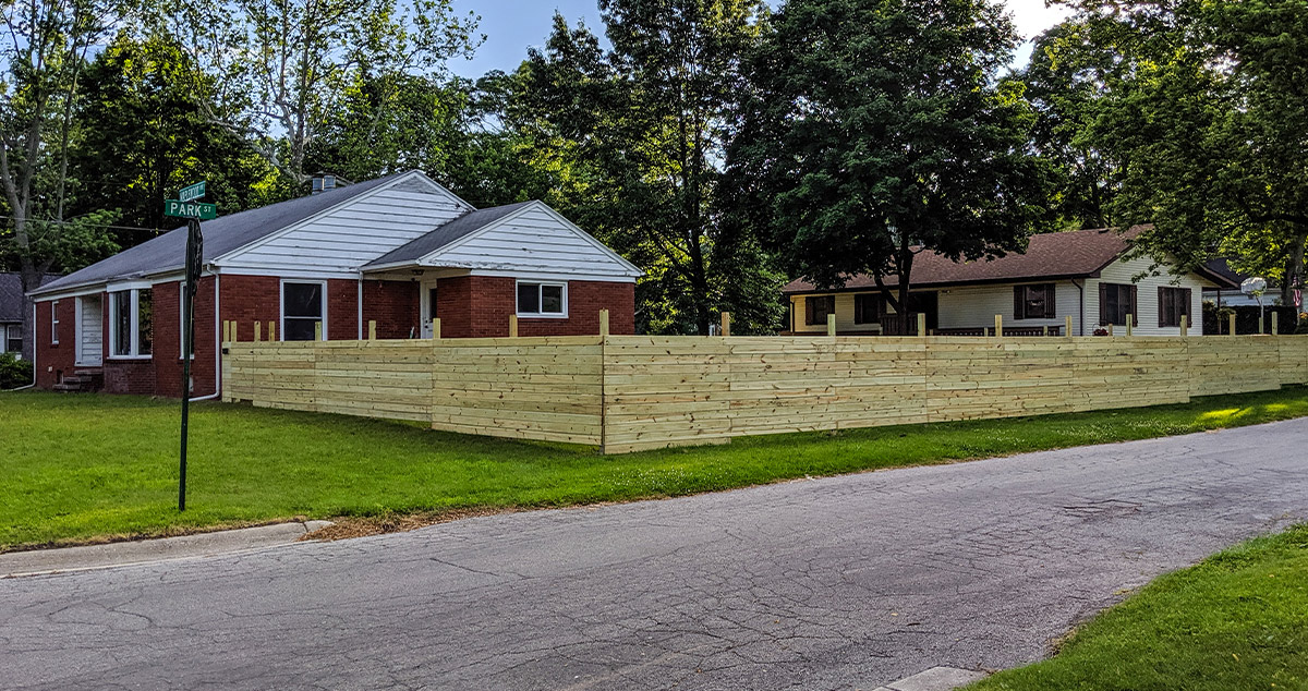 Backyard Privacy Fence Project by Peter at Menards®