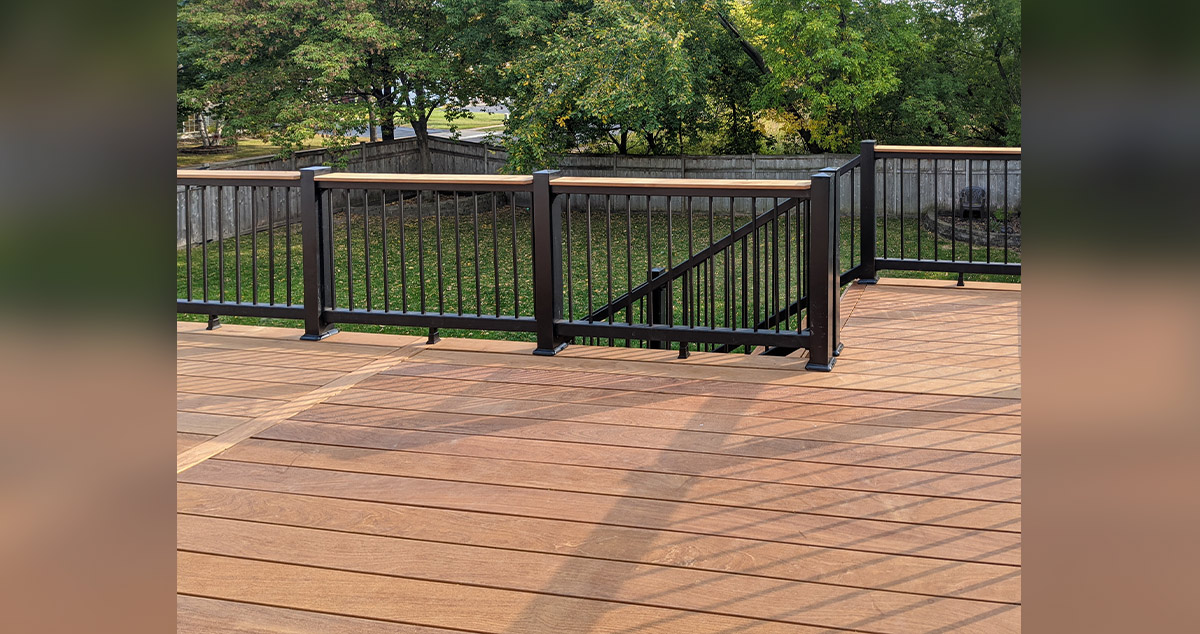 Beautiful Composite Deck - Project by Top Knot Construction at Menards®