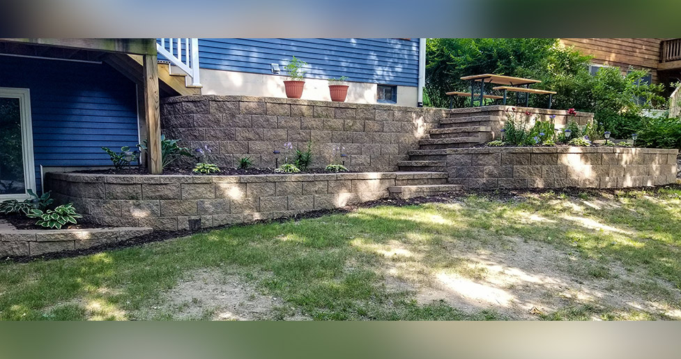 Block Retaining Wall Project by Steven at Menards®