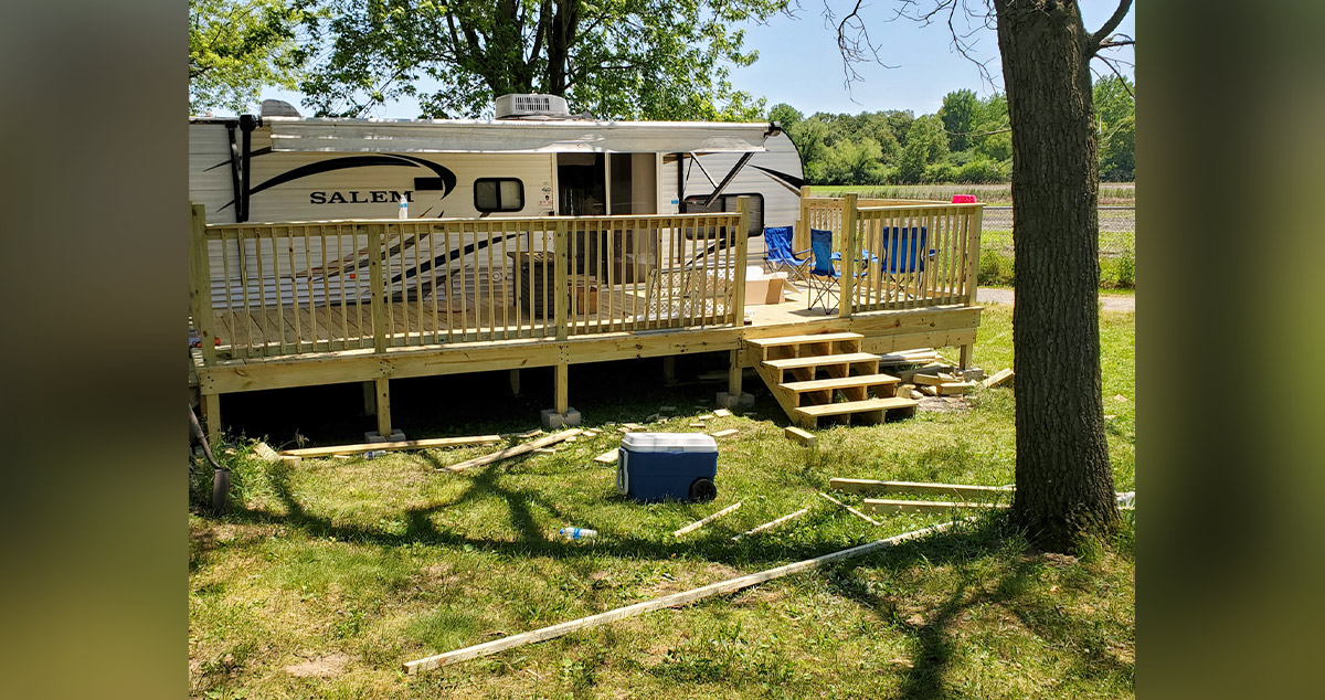 Camping Deck Project by Joseph at Menards®
