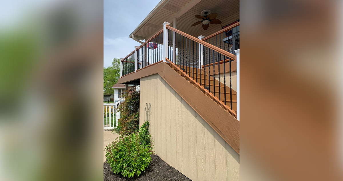 Cedar Composite Deck Project by Paul at Menards®