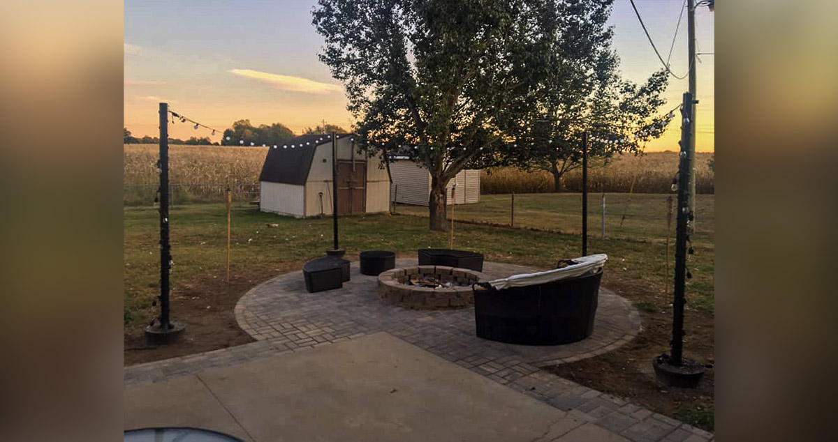 Circular Patio Fire Pit Project by Alex at Menards®