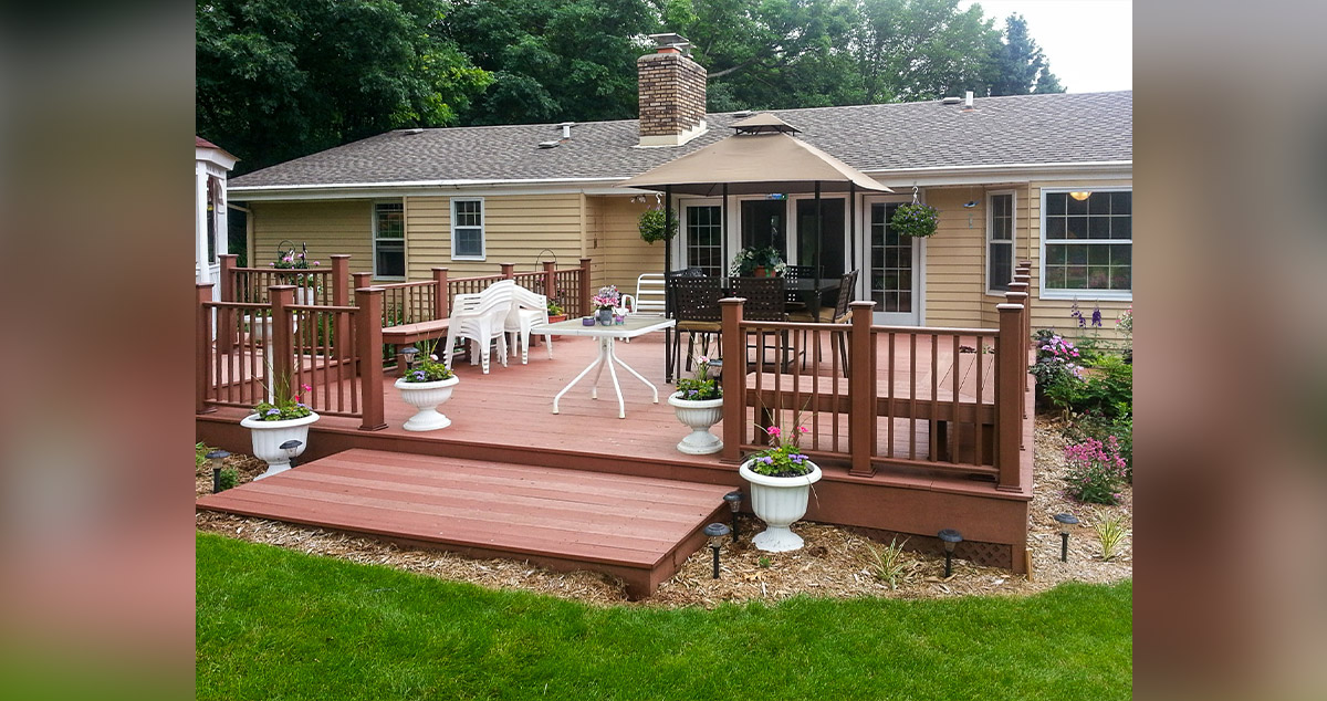 Composite Deck Project by Mark at Menards®