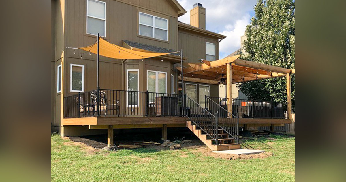Covered Composite Deck Project by Brandon at Menards®