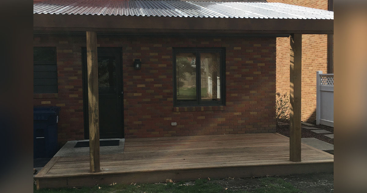 Covered Deck Project by Stuart at Menards®