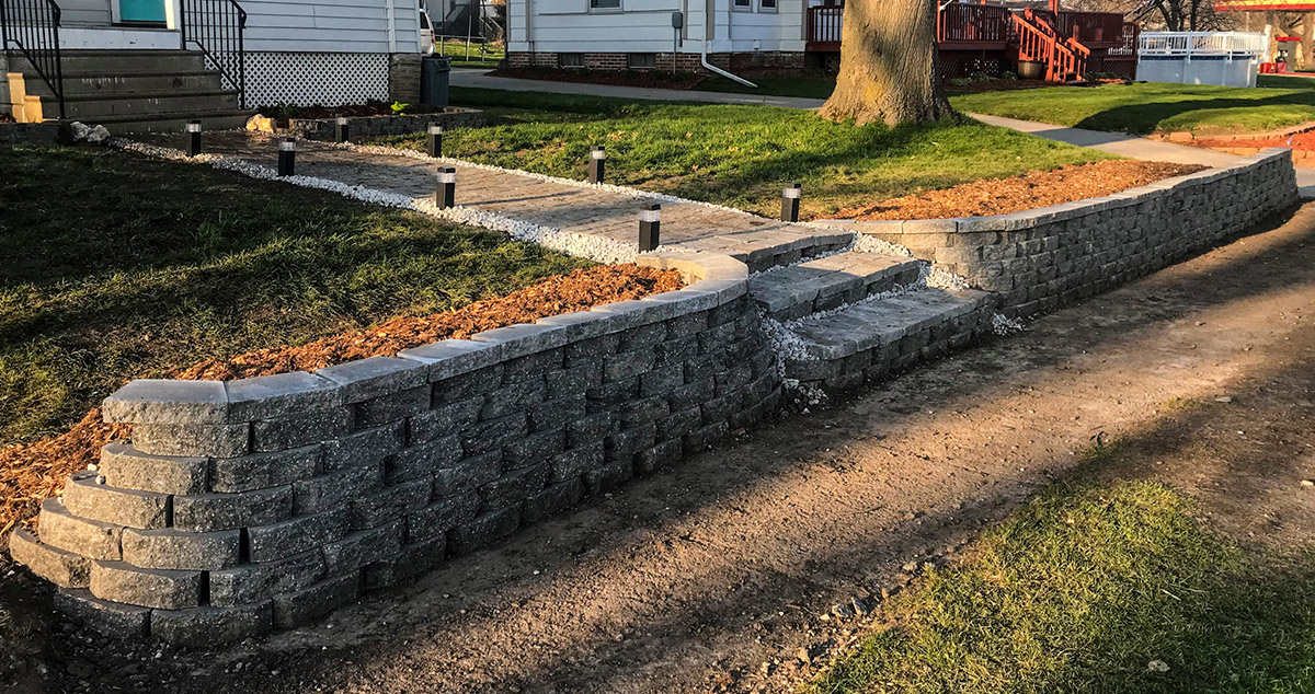 Curb Appeal Retaining Wall Project by Robert at Menards®