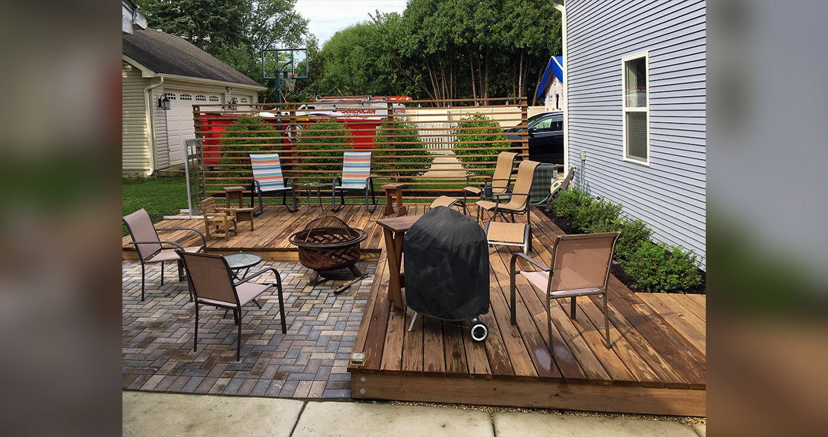 Deck with Privacy Screen Project by Bill at Menards®