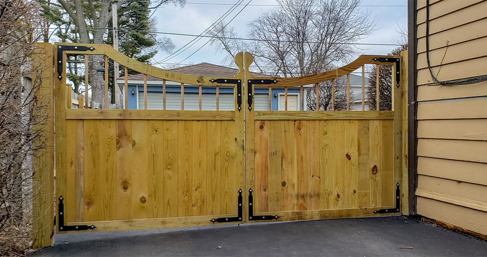 DoubleHung Driveway Gates Project by Eric at Menards®