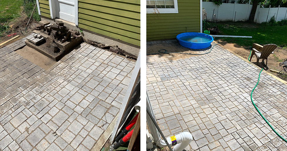 EZ Block Patio Project by Jen at Menards®