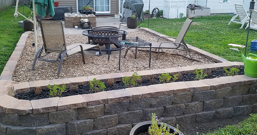 Fire Pit/Raised Flower Bed Project by Sean at Menards®