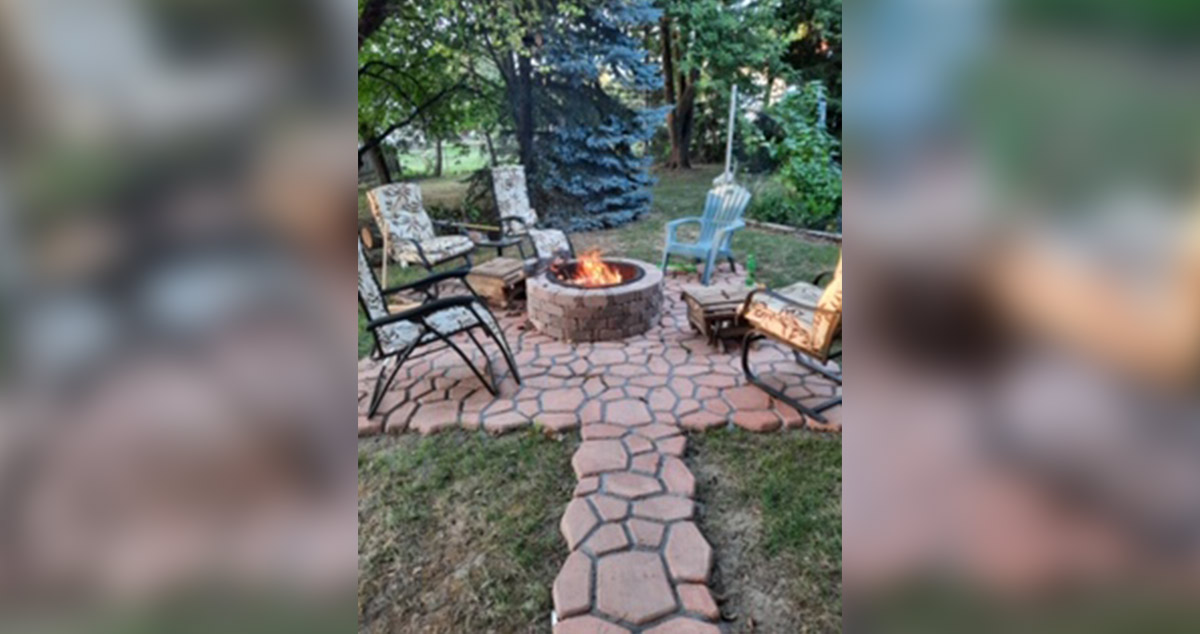 Fire Pit Sanctuary Project by Andrea at Menards®