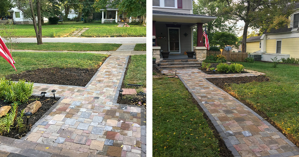 Front Paver Sidewalk Project by Kevin at Menards®