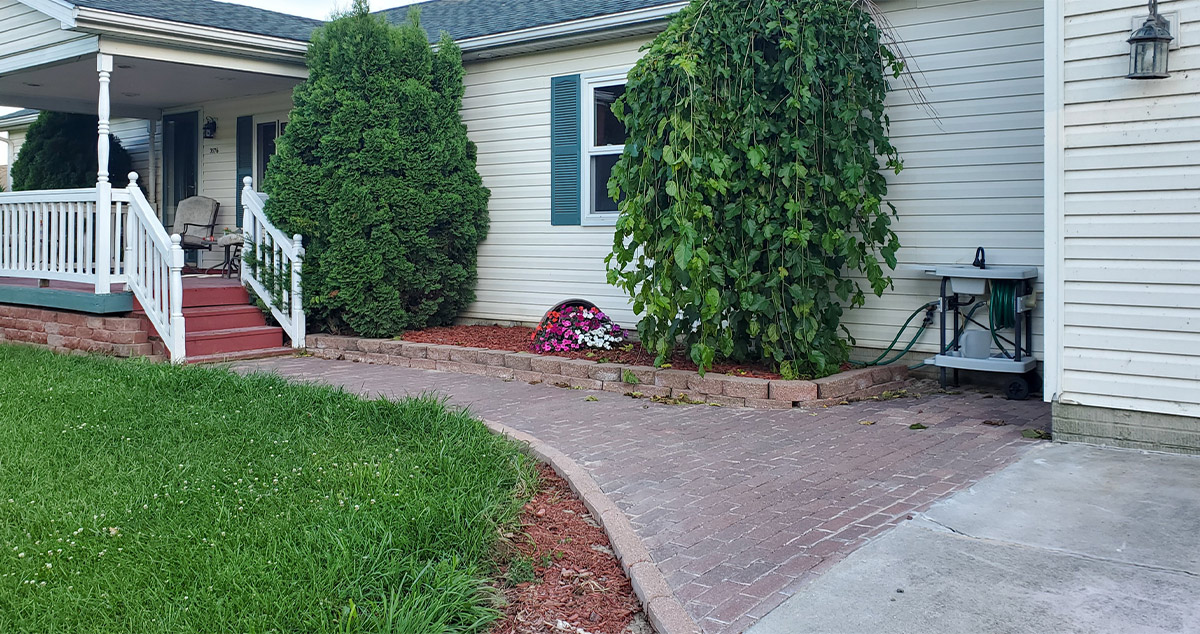 Front Sidewalk Project by Dawn at Menards®