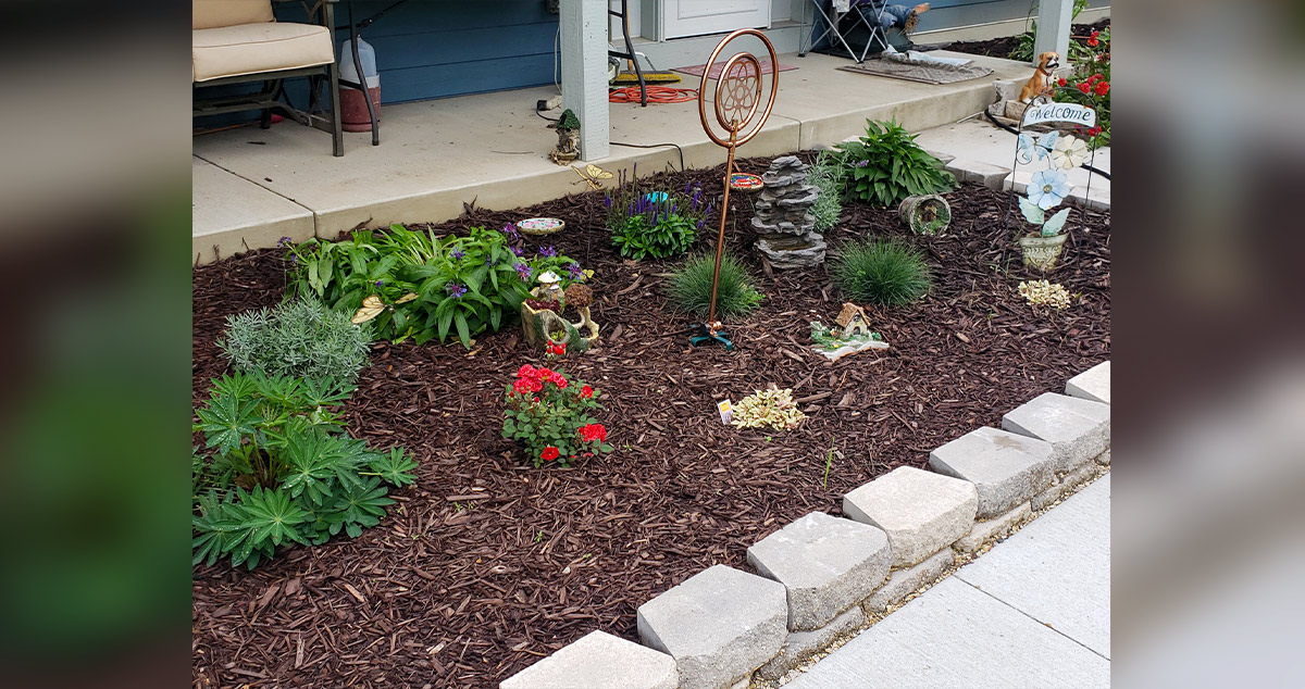 Front Walk Flower Beds Project by Jamie at Menards®