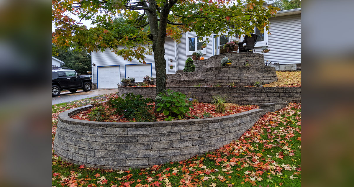 Front Yard Brick & Wall Project Project by Calvin & Susan at Menards®