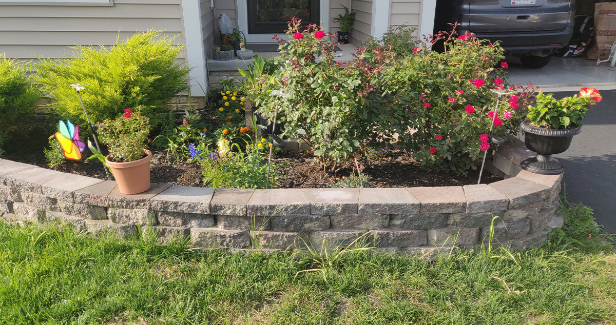Front Yard Landscape Project by Sarvesh at Menards®