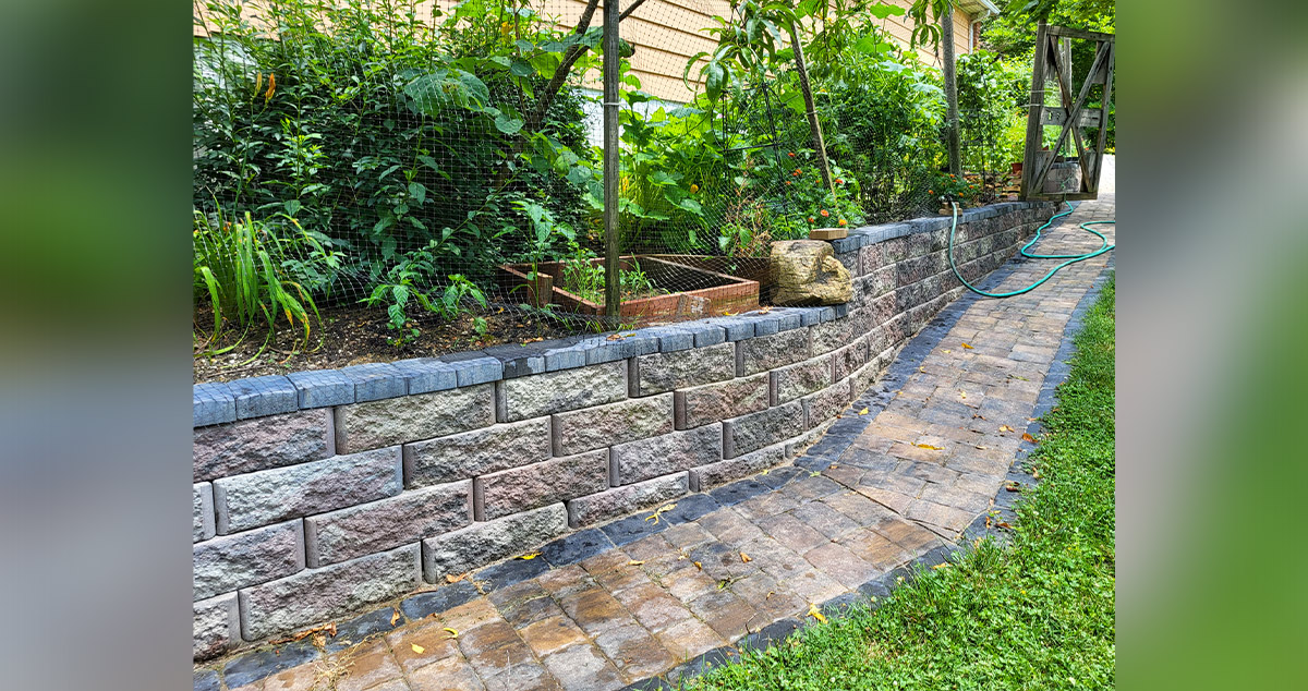 Garden Sidewalk & Wall Project by Doug at Menards®