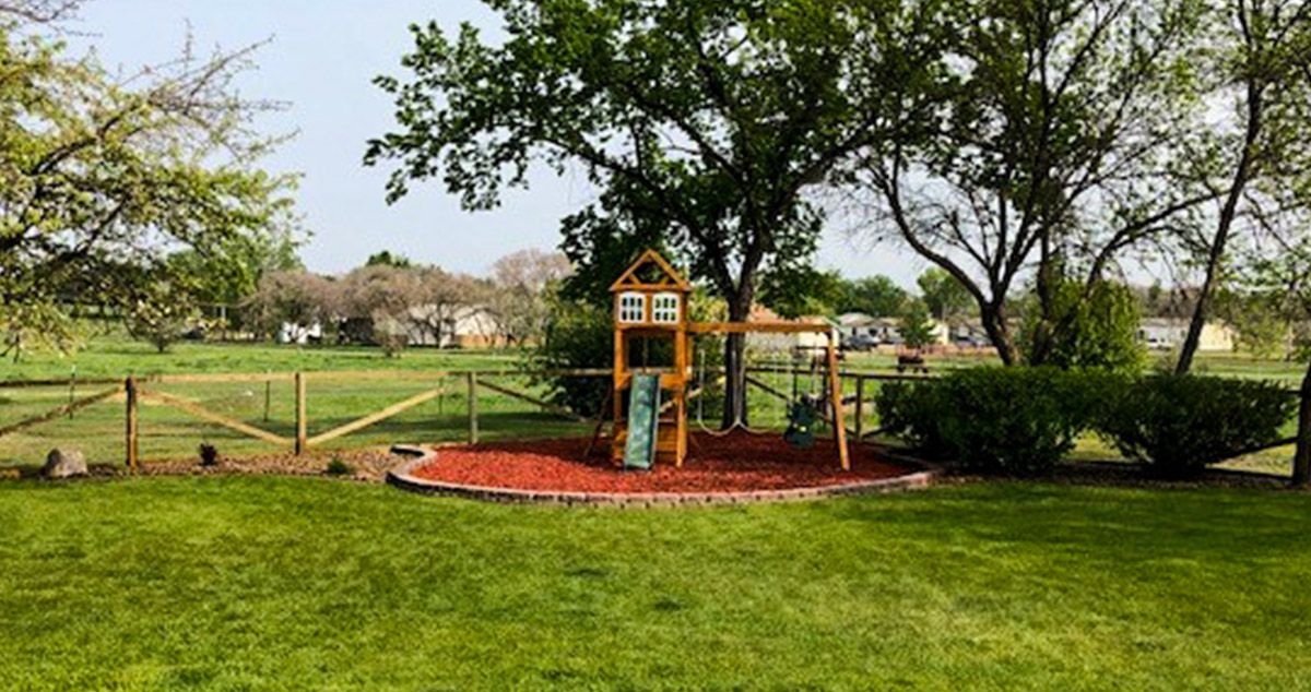 Landscaped Playset Project by Matthew at Menards®