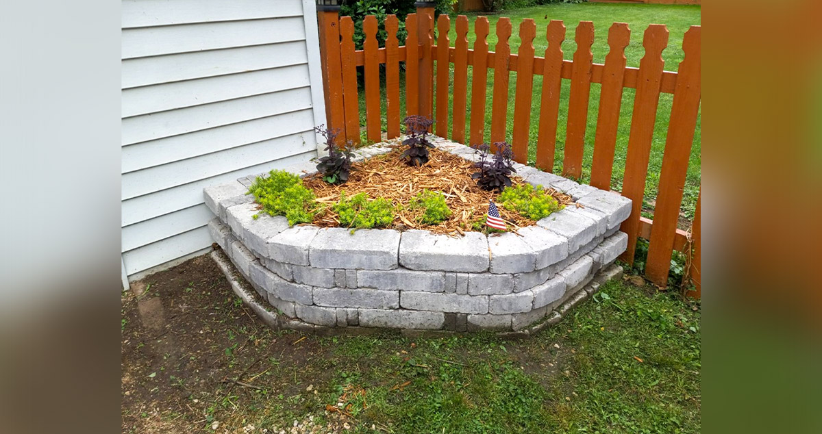 Last Wish Flower Bed Project by William at Menards®