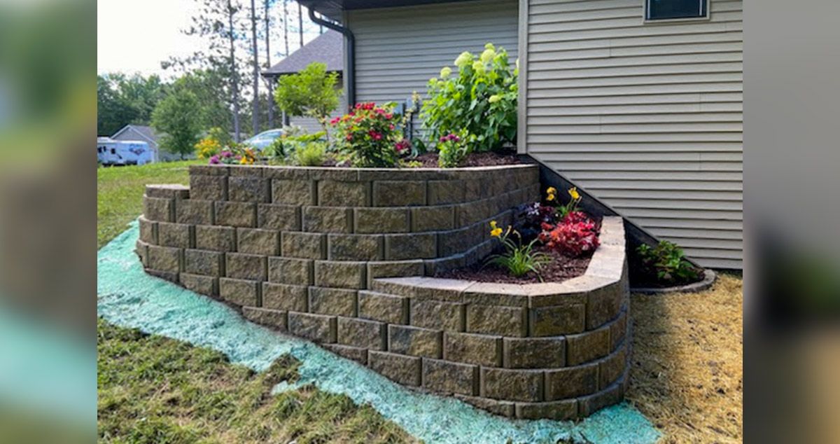 Multitiered Retaining Wall Project by Jerry at Menards®