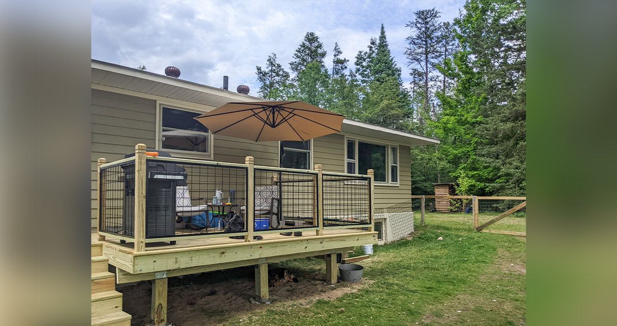 New Back Deck Project by Calvin at Menards®