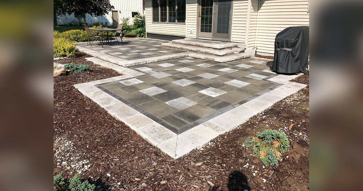 New Paver Patio Project by Tom at Menards®