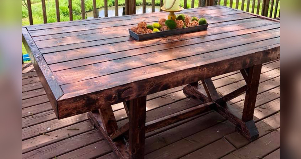 Outdoor Dining Table - Project by Kyle at Menards®