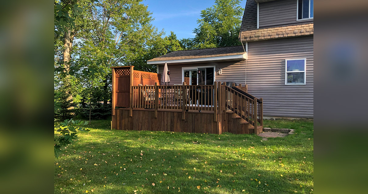 Patio Doors & Deck - Project by Joel at Menards®