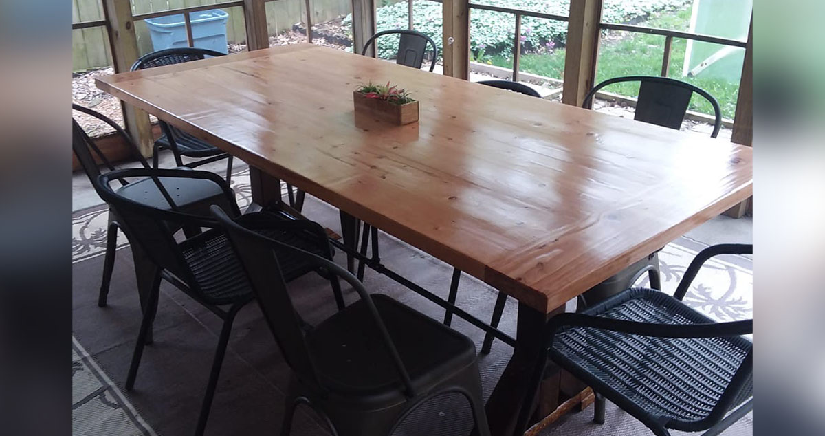 Patio Table Project by Jim at Menards®
