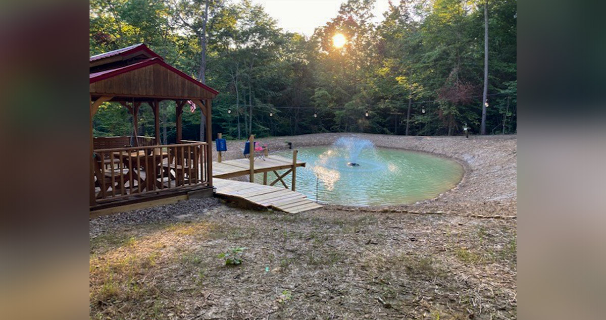 Pond Dock Project by Theresa at Menards®