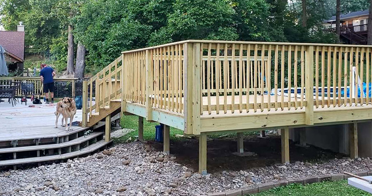 Pool Deck Project by Scott at Menards®