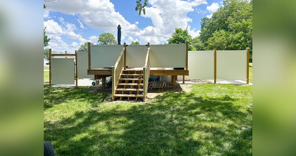 Pool Deck & Privacy Fence Project by Jeffrey at Menards®