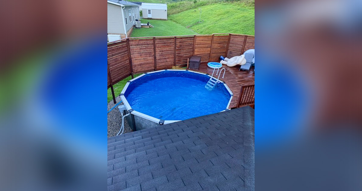 Pool Deck Privacy Wall Project by Larry at Menards