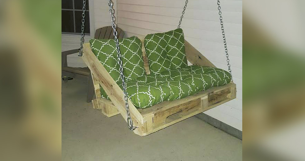 Menards shop porch swing