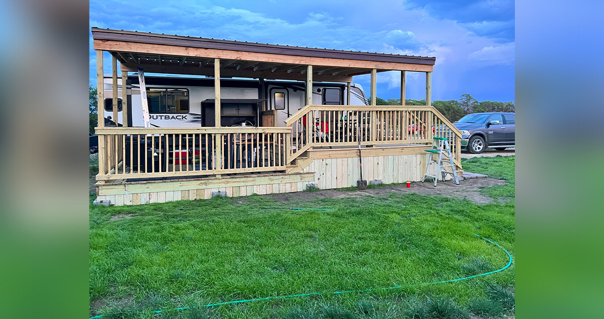 RV Deck Project by Teri at Menards®