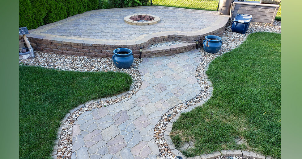 Raised Fire Pit - Project by Justin at Menards®