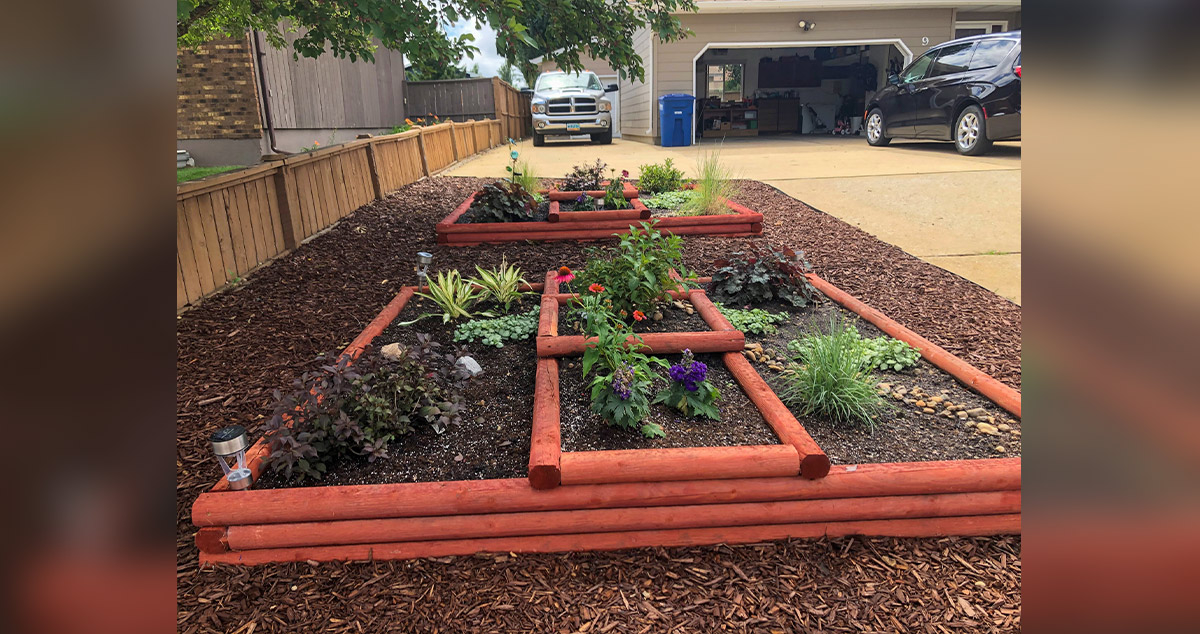 Raised Flower Bed Makeover Project by Christina at Menards®