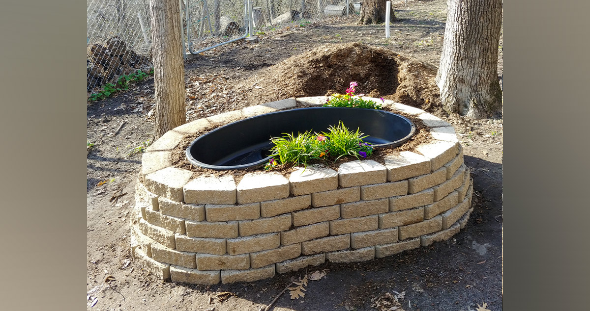 Raised Pond Project by Shannon at Menards®