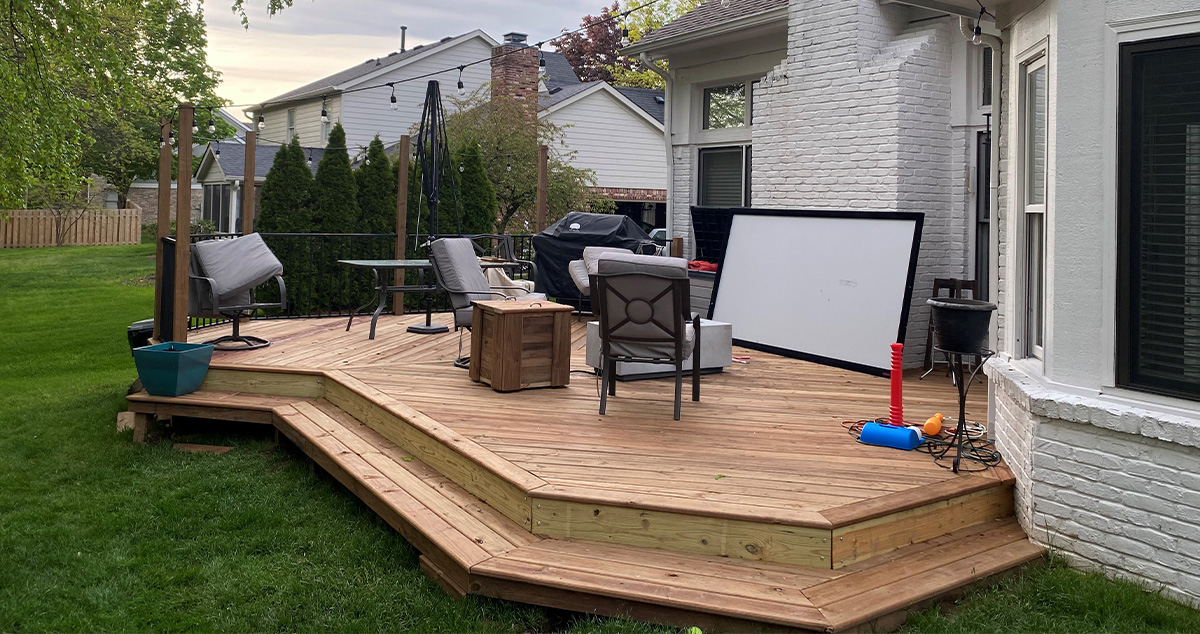 Replaced Old Deck Project by Kevin at Menards®