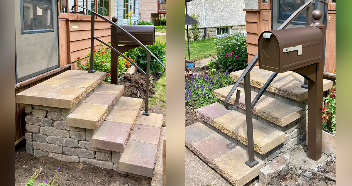 Replacement Entry Stairs Project by Stuart at Menards®