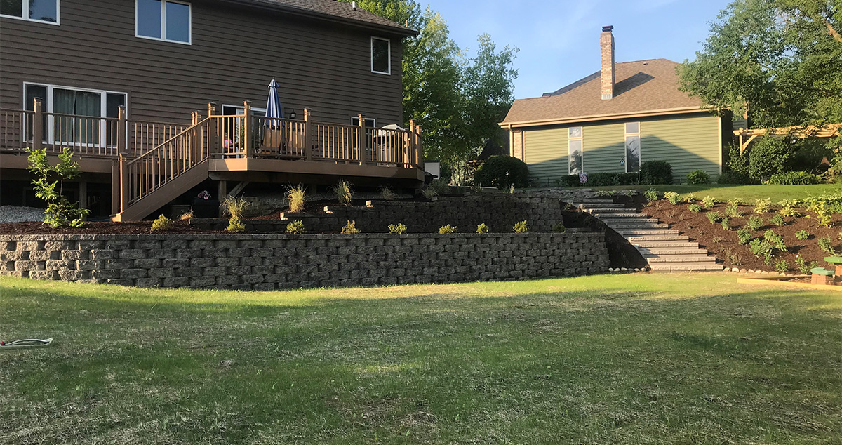 Retaining Walls for Days Project by Travis at Menards®